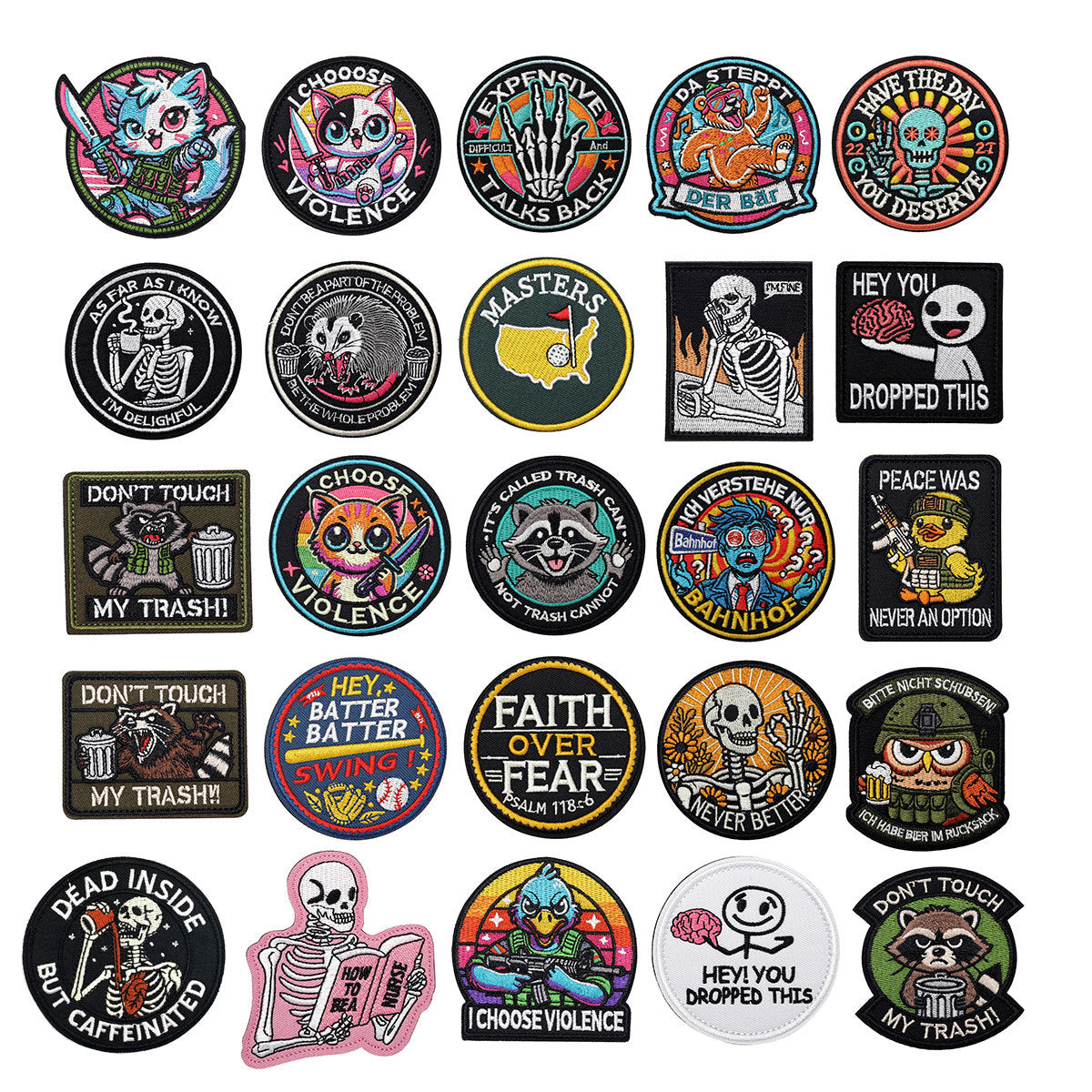 Embroidered badge