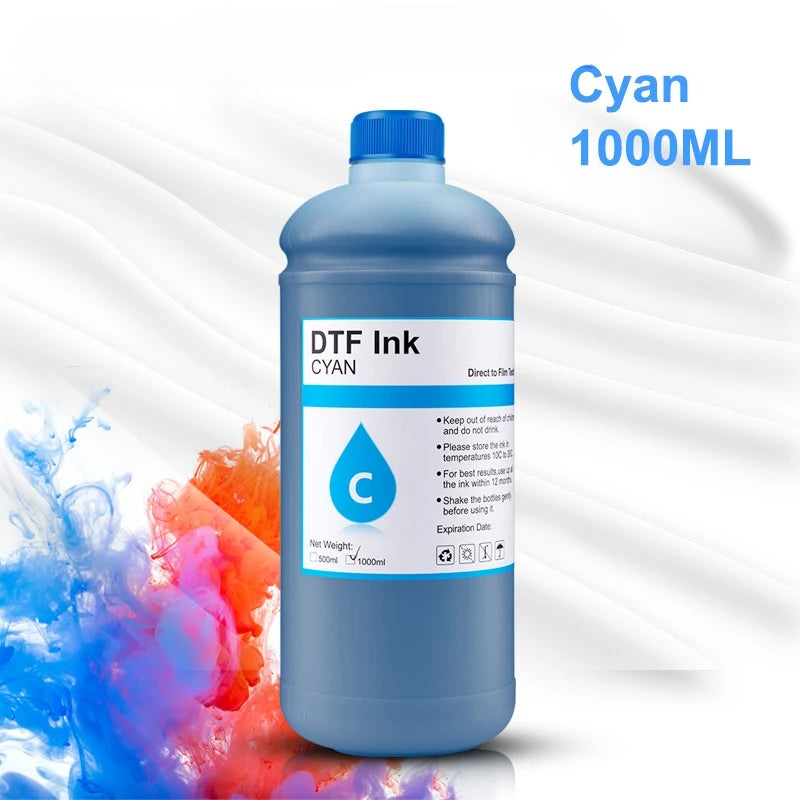 DTF Ink 1000ML Direct to Transfer Film Ink For Epson Printhead i3200 XP600 TX800 L1800 1390 L805 DIY DTF Ink Printer Regular