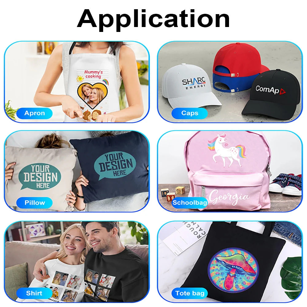 30cm 33cm 60cm*100m DTF PET Film Roll Direct Transfer to T-shirt Heat Transfer DTF Printer A3 A2 Hot/Cold Peeling PET Film Roll