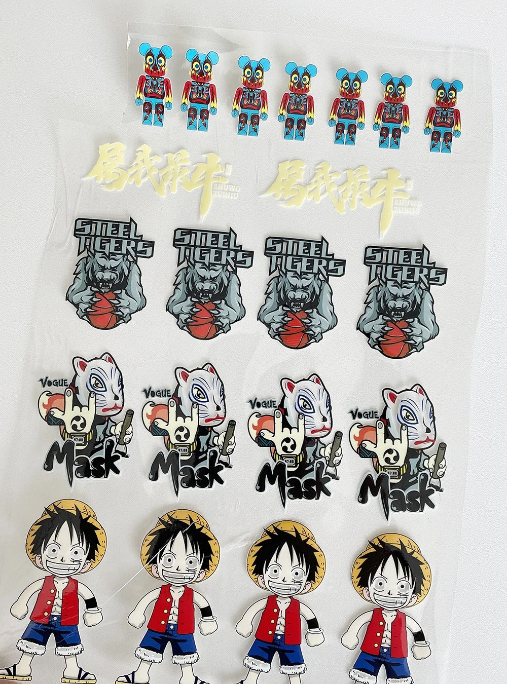 FRZ-   A3 A4 UV DTF AB Transfer Film UV DTF sticker film UV direct to Film UV DTF Mug Crap sticker filmFor Silicon bottle Mug  Wood