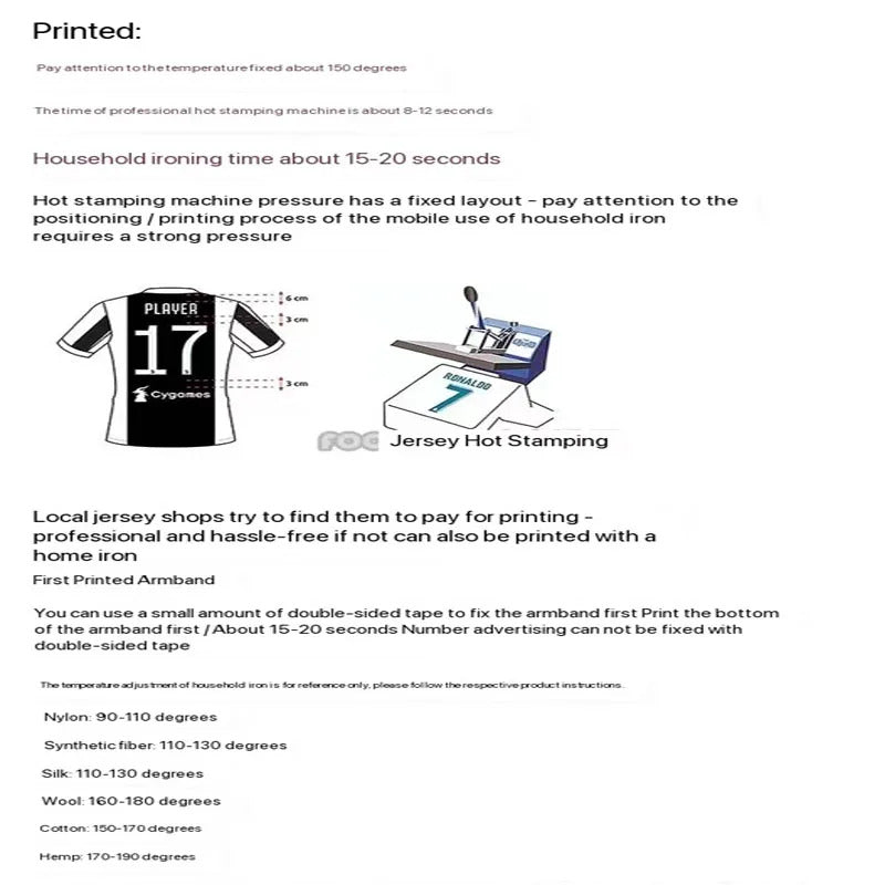 Retro Soccer Nameset #10 SUPER STAR Printing CUSTOMIZE NAME NUMBER Heat Transfer Soccer Patch Badge