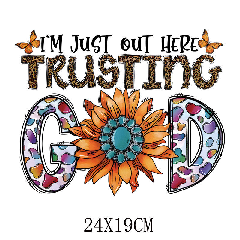 Love LOVE flower heat transfer hot map DIY clothing luggage logo printing pattern heat transfer painting DTF