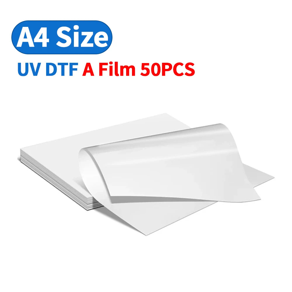 FRZ-   A3 A4 UV DTF AB Transfer Film UV DTF sticker film UV direct to Film UV DTF Mug Crap sticker filmFor Silicon bottle Mug  Wood