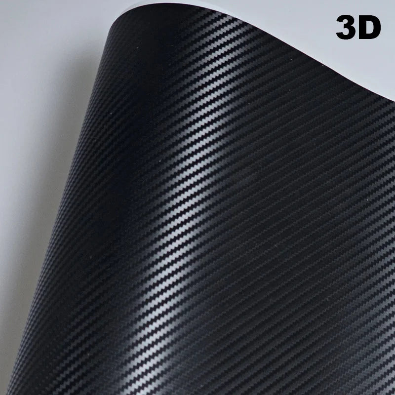 Carbon Fiber Car Body Vinyl Wrap Matte Accessories Glossy Black Sticker 3D 4D 5D 6D Auto Foil Cover Motorcycle Decoration Film