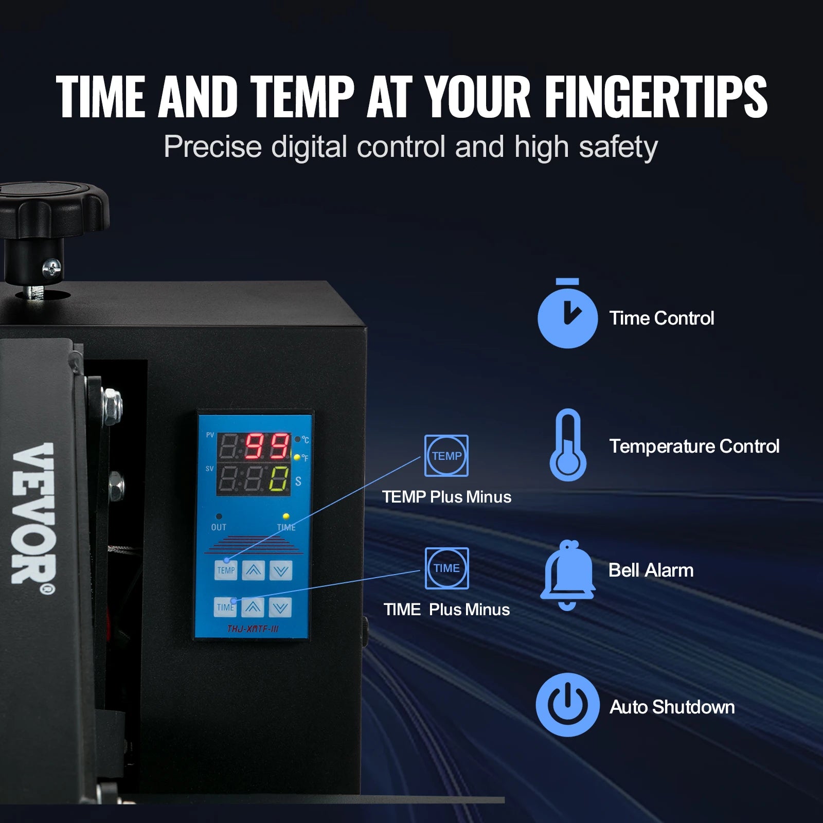 Heat Press Machine 15"x15"/ 16"x20" /16"x24" Sublimation Printer Manual Clamshell Transfer on DIY T-shirt Pillow