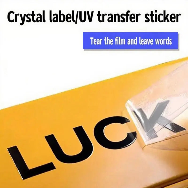 100PCS Custom 3D Crystal Clear Stickers - Multi-Color Foil Logo/Name for Wedding, Branding (Gold/Silver/Black) Waterproof