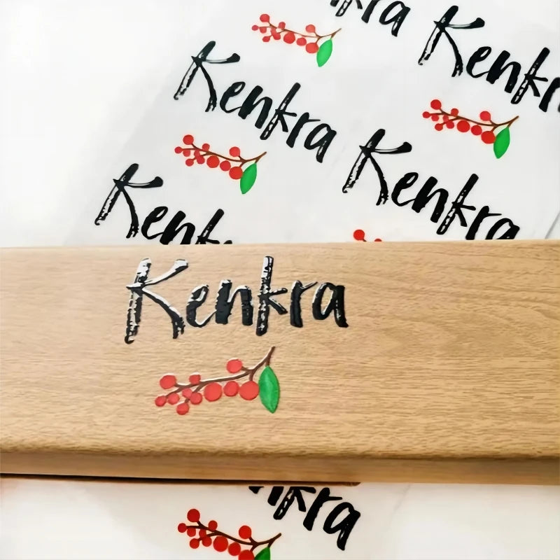 100PCS Custom Transfer 3D Sticker Shiny Gold Silver Transfer Sticker Company Logo Wedding UV Print Personalized Transfer Sticker