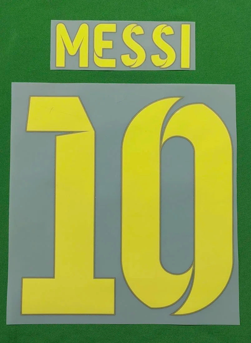 Retro Soccer Nameset #10 SUPER STAR Printing CUSTOMIZE NAME NUMBER Heat Transfer Soccer Patch Badge