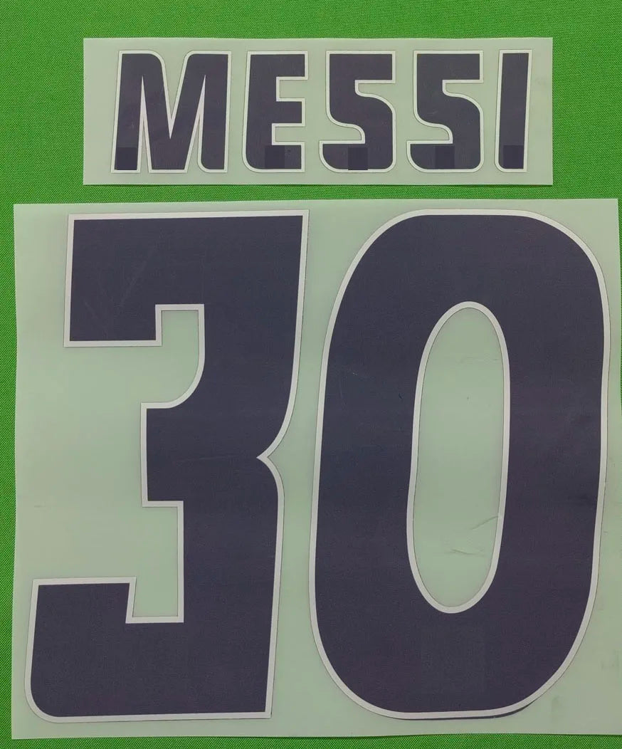 Retro Soccer Nameset #10 SUPER STAR Printing CUSTOMIZE NAME NUMBER Heat Transfer Soccer Patch Badge