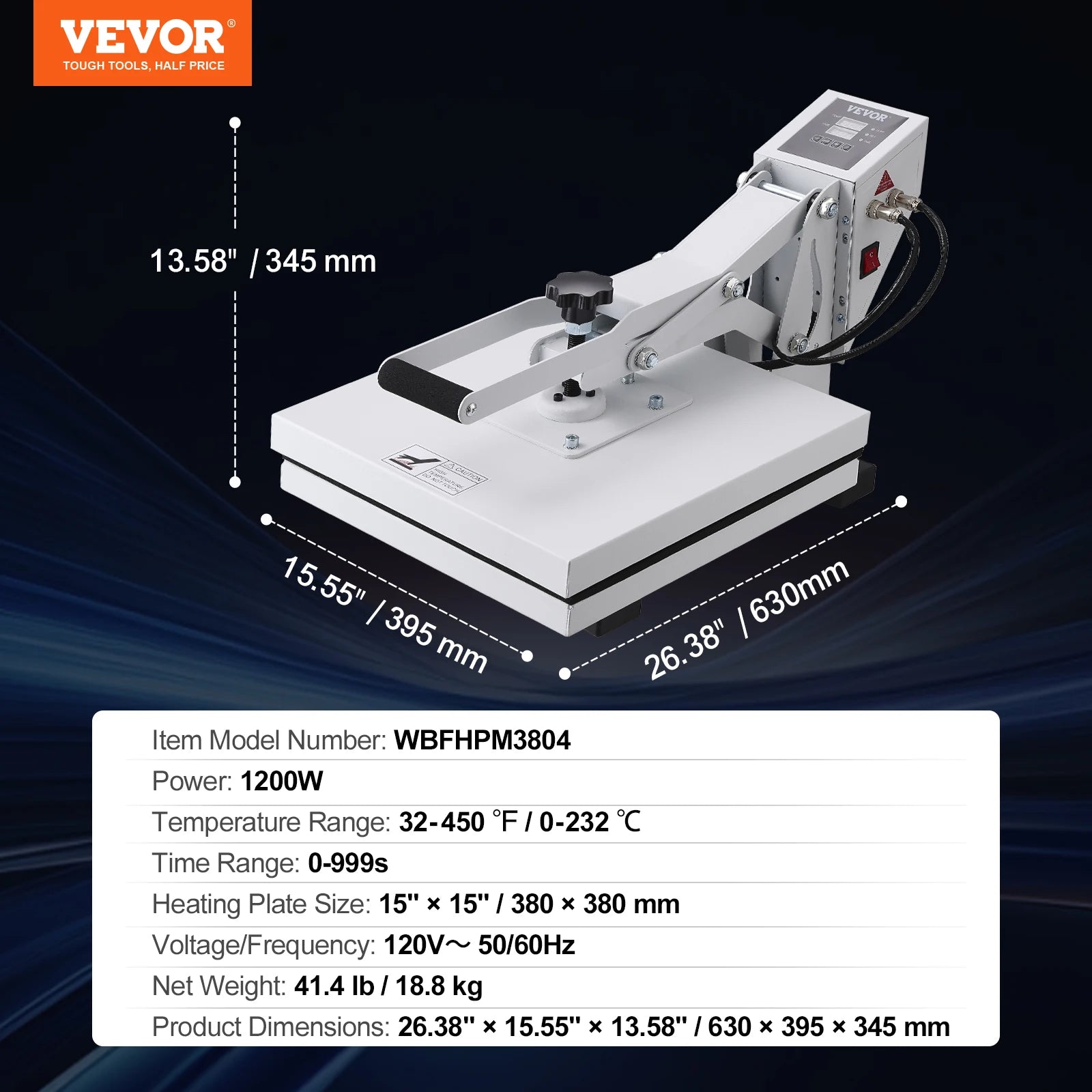 Heat Press Machine 15"x15"/ 16"x20" /16"x24" Sublimation Printer Manual Clamshell Transfer on DIY T-shirt Pillow