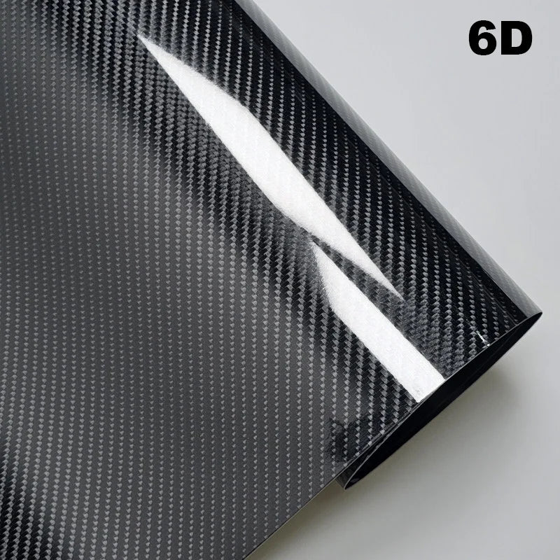 Carbon Fiber Car Body Vinyl Wrap Matte Accessories Glossy Black Sticker 3D 4D 5D 6D Auto Foil Cover Motorcycle Decoration Film