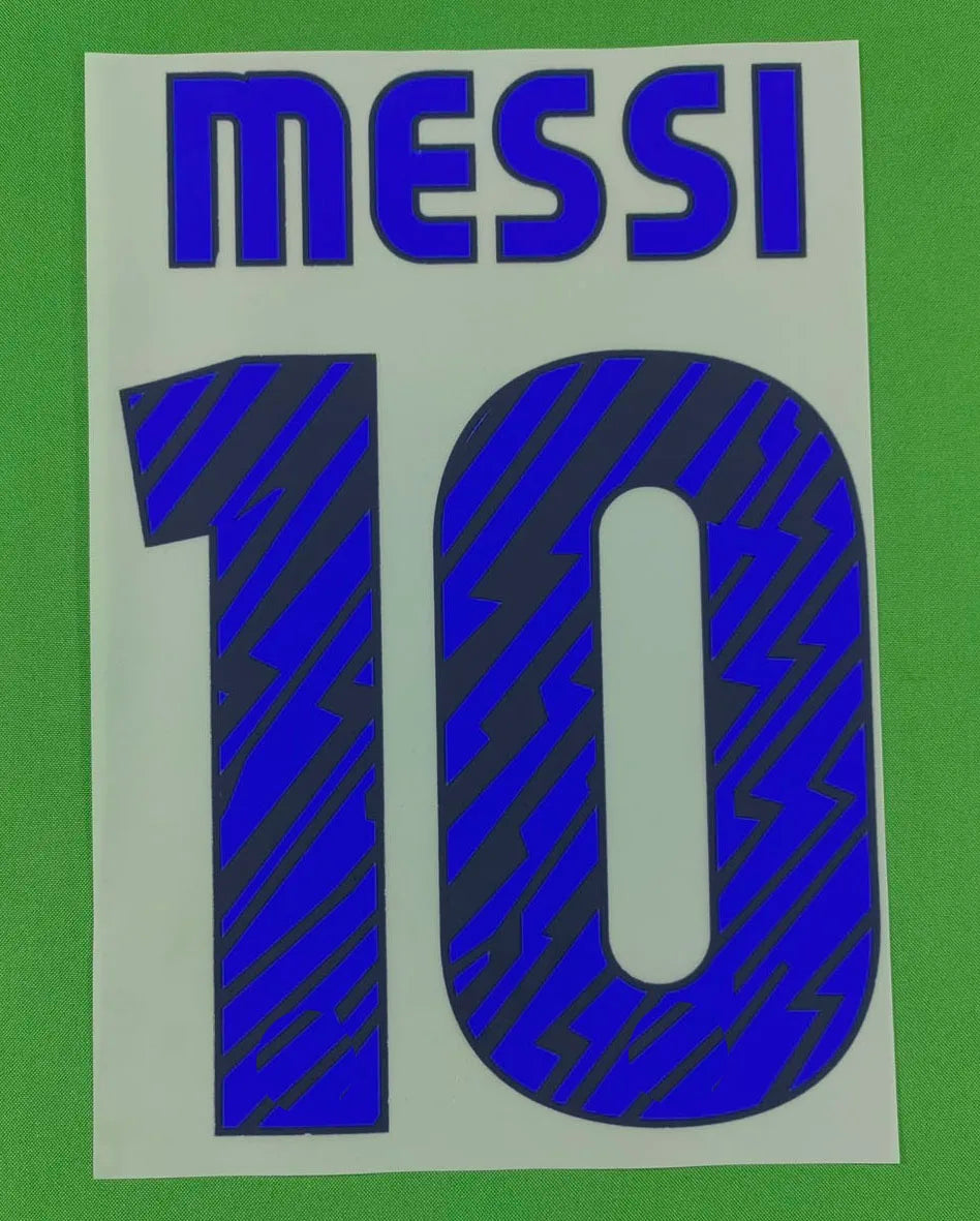 Retro Soccer Nameset #10 SUPER STAR Printing CUSTOMIZE NAME NUMBER Heat Transfer Soccer Patch Badge