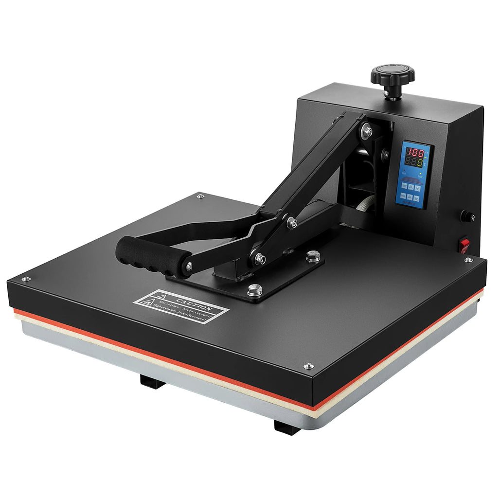 Heat Press Machine 15"x15"/ 16"x20" /16"x24" Sublimation Printer Manual Clamshell Transfer on DIY T-shirt Pillow