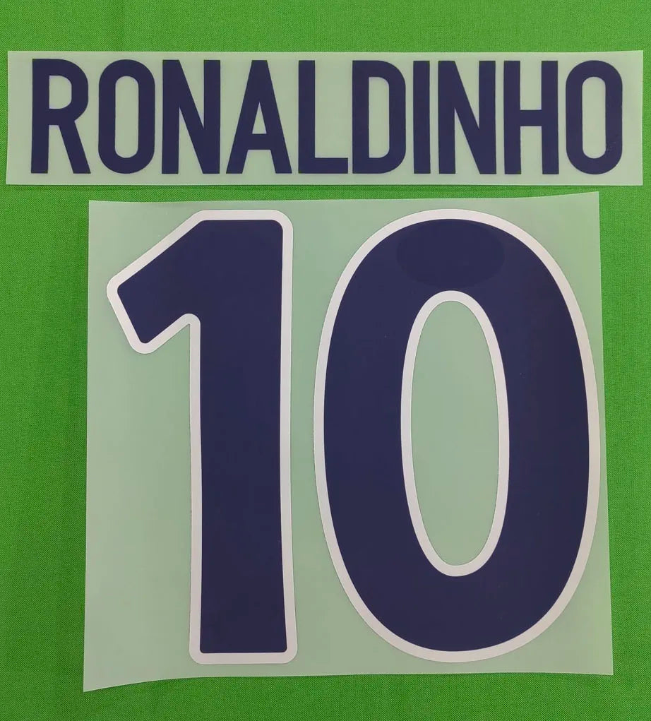 Retro Soccer Nameset #10 SUPER STAR Printing CUSTOMIZE NAME NUMBER Heat Transfer Soccer Patch Badge