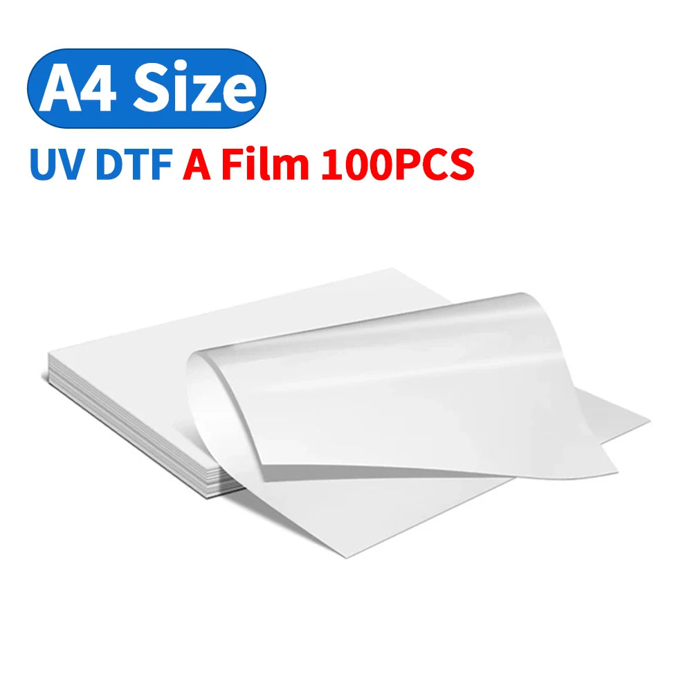 FRZ-   A3 A4 UV DTF AB Transfer Film UV DTF sticker film UV direct to Film UV DTF Mug Crap sticker filmFor Silicon bottle Mug  Wood