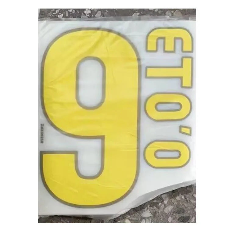 Retro Soccer Nameset #10 SUPER STAR Printing CUSTOMIZE NAME NUMBER Heat Transfer Soccer Patch Badge