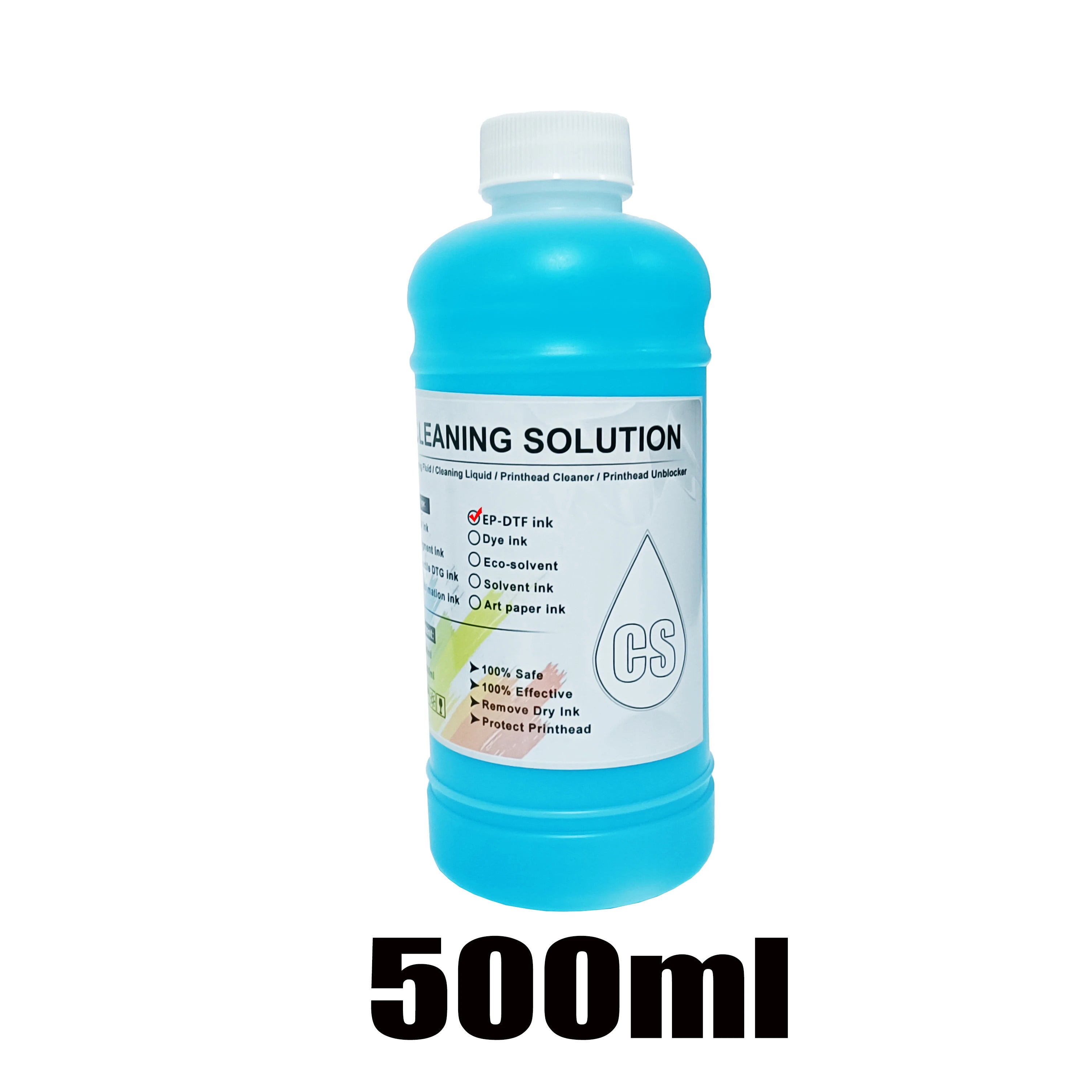 DTF Ink Cleaning Solution Strong Cleaning for Epson DX4 DX5 DX7 L1800 L805 L800 1390 I3200 DTF cleaning Liquid