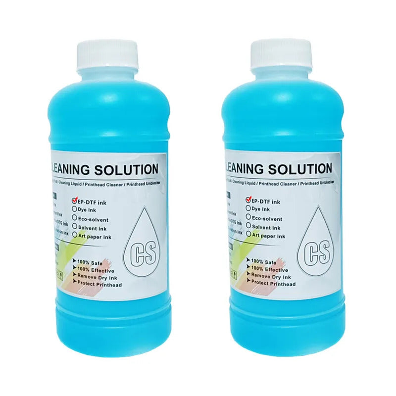 DTF Ink Cleaning Solution Strong Cleaning for Epson DX4 DX5 DX7 L1800 L805 L800 1390 I3200 DTF cleaning Liquid