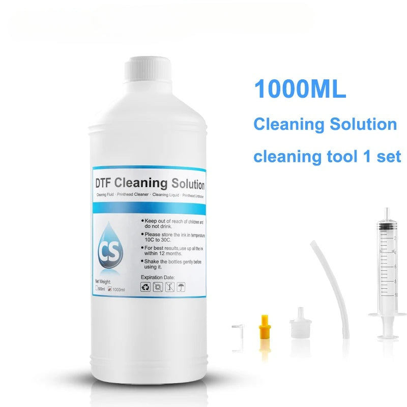 DTF Ink 1000ML Direct to Transfer Film Ink For Epson Printhead i3200 XP600 TX800 L1800 1390 L805 DIY DTF Ink Printer Regular